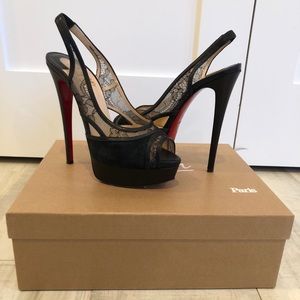 Christian Louboutin Marinadentella 150 Suede/Lace
